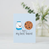 Best Friends BFF Friendship Art Briefkaart (Staand voorkant)