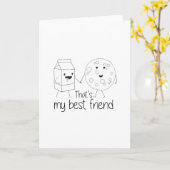 Best Friends BFF Friendship Art Kaart (Gele Bloem)