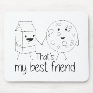 Best Friends BFF Friendship Art Muismat