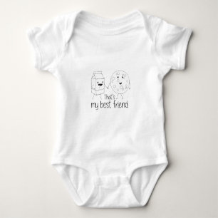 Best Friends BFF Friendship Art Romper