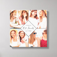 Best Friends BFFs Besties Name Photo Collage