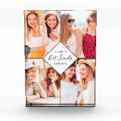 Best Friends BFFs Besties Name Photo Collage Fotoblokken (Voorkant)