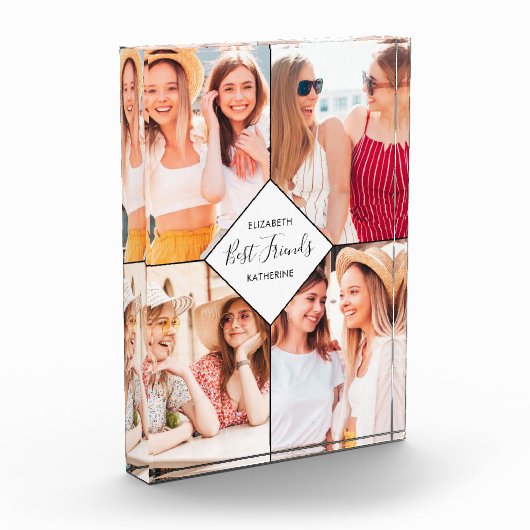 Best Friends BFFs Besties Name Photo Collage Fotoblokken (Links)