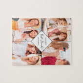 Best Friends BFFs Besties Name Photo Collage Legpuzzel (Horizontaal)