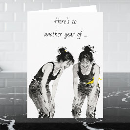 Best Friend's Birthday Humor  Kaart