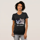 Best Friends Border Collie & German Shepherd T-shirt (Voorkant volledig)