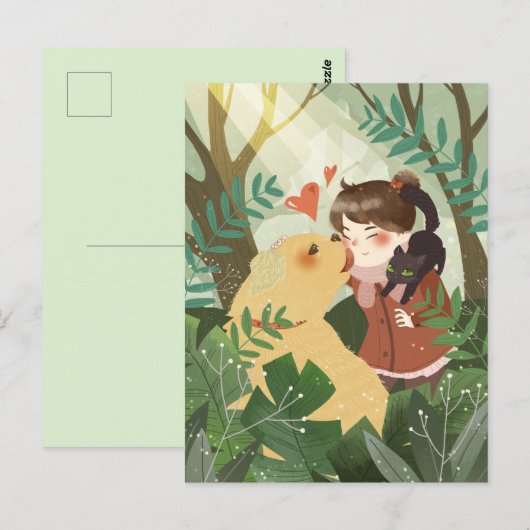 Best Friends Briefkaart (Voorkant / Achterkant)