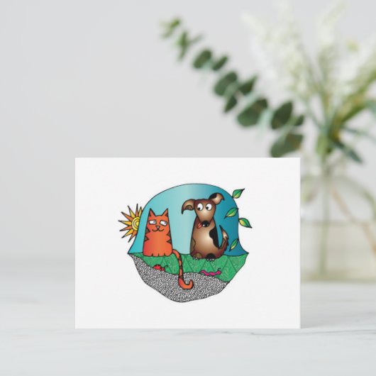 Best Friends Briefkaart (Staand voorkant)