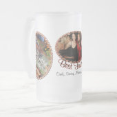 Best Friends Butterfly Flowers Matglas Bierpul (Voorkant links)