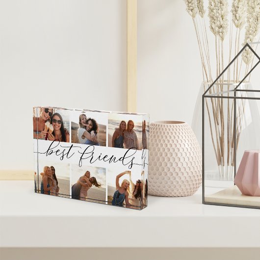 Best Friends Calligraphy Collage Fotoblokken