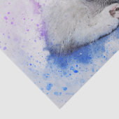 Best Friends Cat and Dog Decoupage Tissuepapier (Detail)