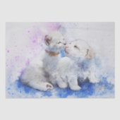 Best Friends Cat and Dog Decoupage Tissuepapier (Voorkant)