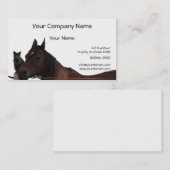 Best Friends Cat and Horse Cuddle Up Visitekaartje (Voorkant / Achterkant)