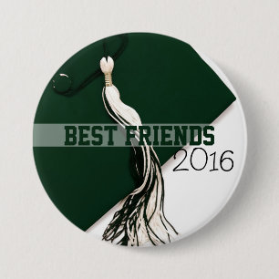 Best Friends Class of 2016 Green Pet Button