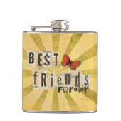 Best Friends Collage Word Cutout  Butterfly Heupfles (Voorkant)