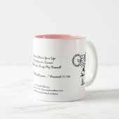 Best Friends Collectie Cheer Tweekleurige Koffiemok (Voorkant rechts)