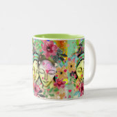 Best Friends Collectie Tweekleurige Koffiemok (Voorkant rechts)