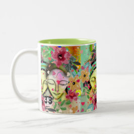 Best Friends Collectie Tweekleurige Koffiemok