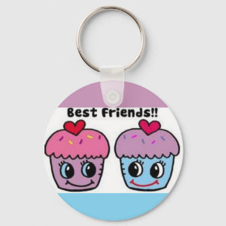 Best Friends Cupcakes Sleutelhanger