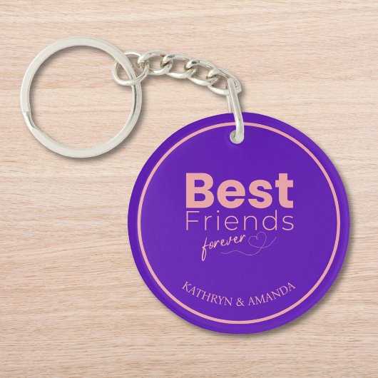 Best Friends Custom Name Sleutelhanger