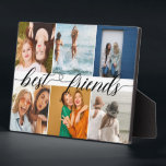 Best Friends Custom Photo Cute 6 Photo Collage Fotoplaat<br><div class="desc">Best Friends Custom Photo Cute 6 Photo Collage</div>