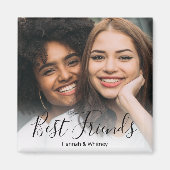 Best Friends Custom Photo Magnet (Voorkant)