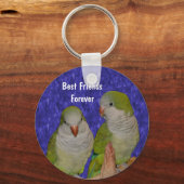 Best Friends Cute Bird Friendship Sleutelhanger (Voorkant)