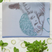 Best Friends Cute Cat Art Kitchen Tea Towel Theedoek (Gevouwen)