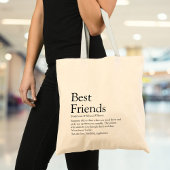 Best Friends Definition Modern Tote Bag