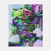 Best Friends - Dragon and Dinosaur Walking Fleece Deken (Voorkant)