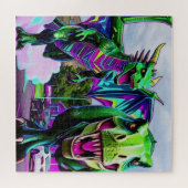 Best Friends - Dragon and Dinosaur Walking Legpuzzel (Horizontaal)