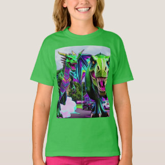 Best Friends - Dragon and Dinosaur Walking T-shirt