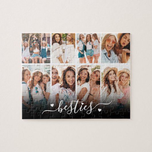 Best Friends Elegant BFF Collage Photo Legpuzzel (Horizontaal)