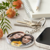 Best Friends Favorite Photo Personalized Sleutelhanger (Voorkant Rechts)