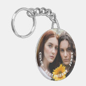 Best Friends Favorite Photo Personalized Sleutelhanger (Voorkant Links)