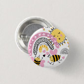 Best Friends for ever Cute BFF Girls Ronde Button 3,2 Cm (Voorkant /achterkant)