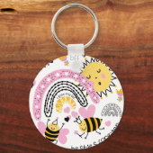 Best Friends for ever Cute BFF Girls Sleutelhanger (Voorkant)