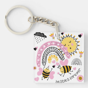 Best Friends for ever Cute BFF Girls Sleutelhanger