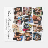 Best Friends Forever 12 Photo Collage Fleece Deken (Voorkant (Horizontaal))
