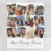 Best Friends Forever 12 Photo Collage