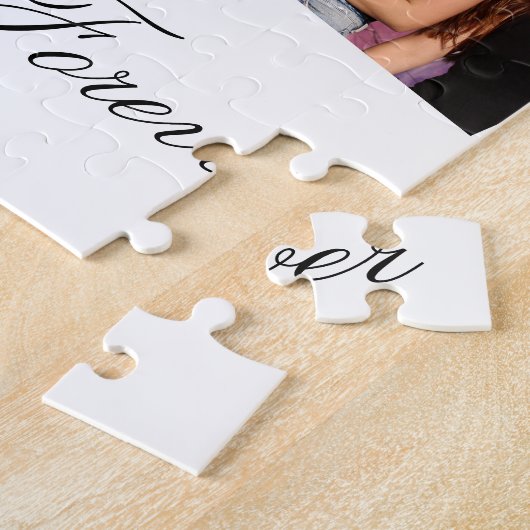 Best Friends Forever 12 Photo Collage Legpuzzel (Zijkant)