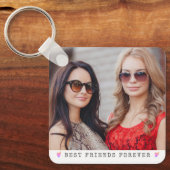 Best Friends Forever 2 Foto gepersonaliseerd Sleutelhanger (Voorkant)