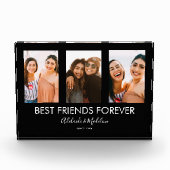 Best Friends Forever 3 Photo Collage Gift Fotoblokken (Voorkant)