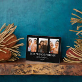 Best Friends Forever 3 Photo Collage Gift Fotoplaat (Zijkant)