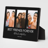 Best Friends Forever 3 Photo Collage Gift Fotoplaat (Zijkant)