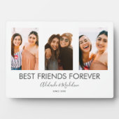 Best Friends Forever 3 Photo Collage Gift Fotoplaat (voorkant)