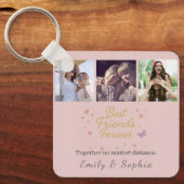 Best Friends Forever – 3 Photo Keychain Gift (Voorkant)