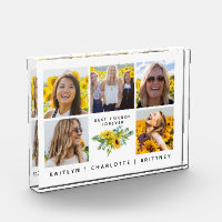 Best Friends Forever 5 Photo Collage Block