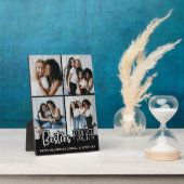 Best Friends Forever Aangepast 4 Foto Collage Fotoplaat (Zijkant)
