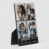 Best Friends Forever Aangepast 4 Foto Collage Fotoplaat (Zijkant)